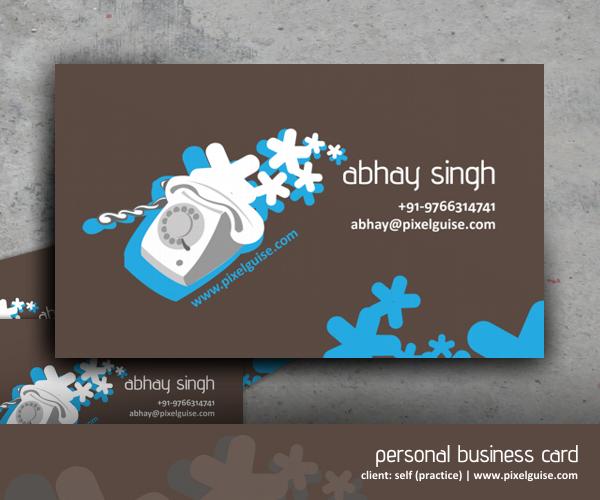 Visiting Card - Practice by AbhaySingh1